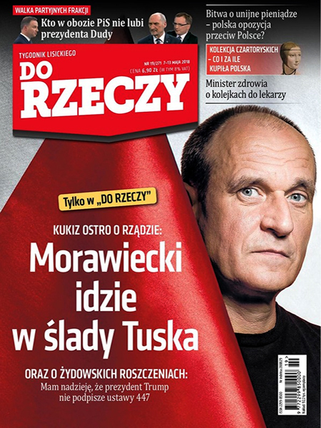Paweł Kukiz, Do Rzeczy weekly cover. Professional politician photoshoot in Warsaw, Poland.