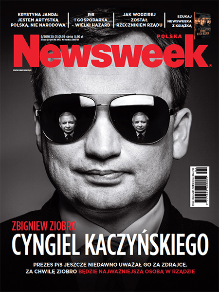 Zbigniew Ziobro, Minister of Justice and Public Prosecutor General. Newsweek magazine cover. Professional politician photoshoot in Warsaw, Poland.